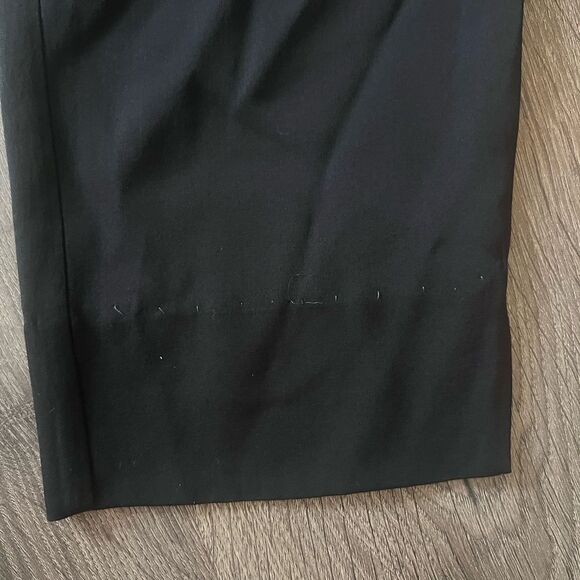 Theory Women  Kissan Lifestyle Trousers Pants Black Silk Georgette size 4 - Picture 10 of 11